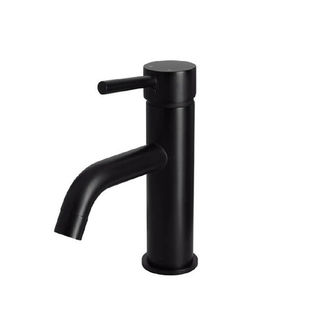 Meir Basin Mixer Round MB03 Matte Black. (3716519952444)