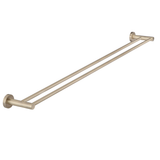 Meir Double Towel Rail 900mm Round - Champagne MR01-R90-CH (4476081635388)