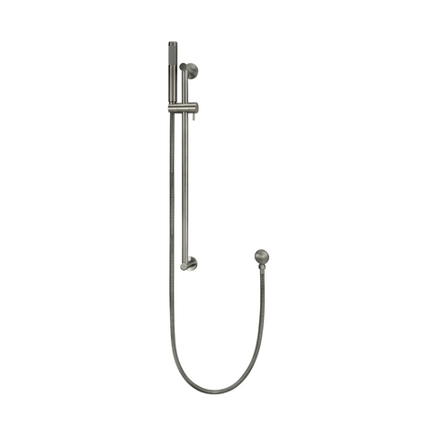 Meir Round Hand Shower on Rail Column Shadow MZ0402-R-PVDGM