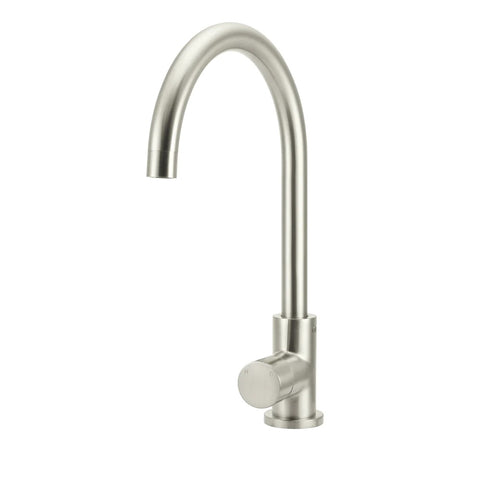 Meir Round Kitchen Mixer Tap Brushed Nickel MK03PN-PVDBN