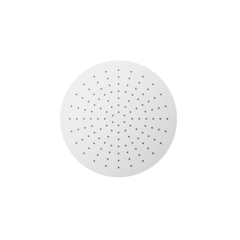 Nero Round Shower Head 300mm Matte White NRROA1202MW