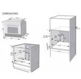 Kleenmaid Oven 60cm Multifunction OMF6014