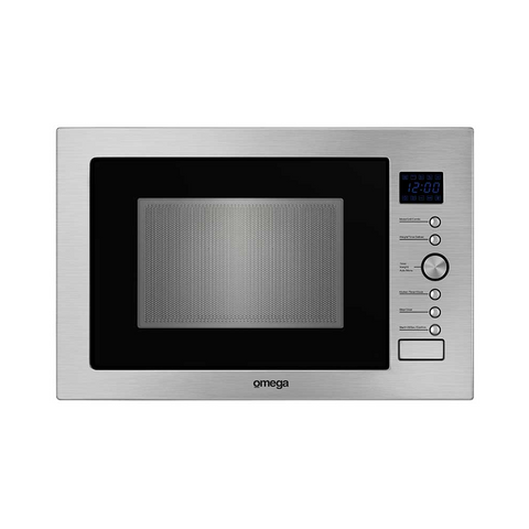 Omega Microwave Fully built in microwave, 34L, standard m/wave with grill Stainless Steel OMW34X