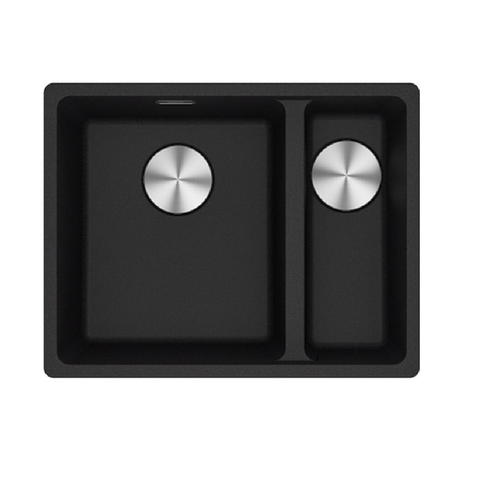 Franke Sink Maris 560mm 1 and 1/2 bowl Right Hand Topmount Onyx MRG 660/34-15 SBR ON