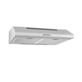 Omega Rangehood Fixed 60cm, 326m³/hr max airflow, Stainless Steel ORF60XL