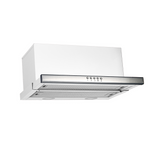 Omega Rangehood Slide out 60cm, 700m³/hr high airflow Stainless Steel ORT61X