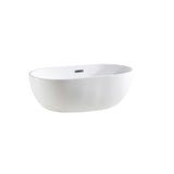 Oliver Freestanding Bath 1530x770x555mm (Acrylic) Gloss White PBK-OVBT1530NF