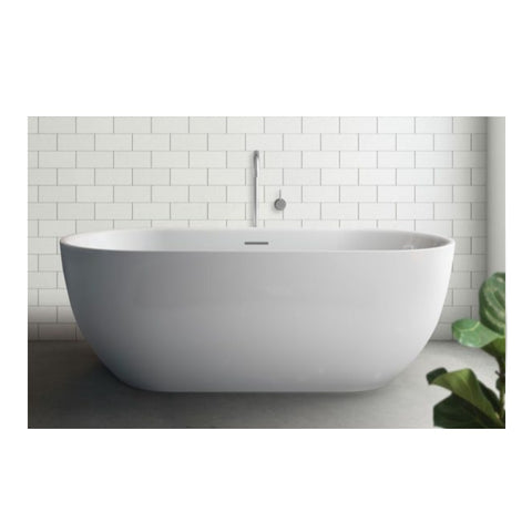 Decina Valentina Freestanding Bath 1700mm with Overflow Gloss White VA1700GW