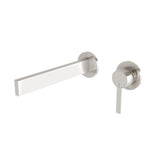 Phoenix Lexi MKII Wall Bath Mixer Set 200mm Brushed Nickel 123-7820-40