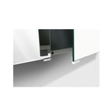 Belbagno Aluminium LED Mirror Cabinet 900x126x700 SPC-2-900-II