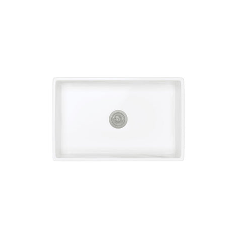Fienza Winston Single Butler Sink Medium 750x470x250mm White 68703
