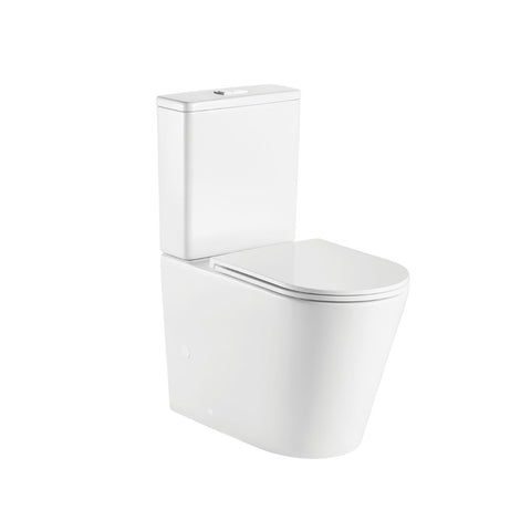 Fienza Kaya Toilet Back to Wall White S Trap 90-140mm White K021A