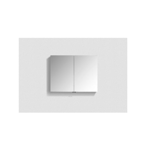 Belbagno Aluminium LED Mirror Cabinet 900x126x700 SPC-2-900-II