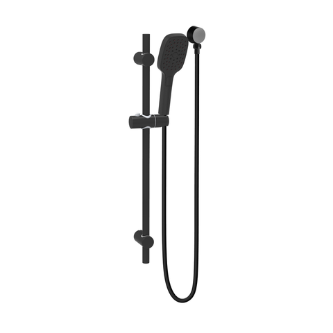 Linkware Huntingwood Square Shower Rail Matte Black T9782BK