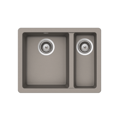 Abey Schock Quadro QN-150 Granite Sink Concrete 1&1/3 Bowl 550x430mm (Topmount or Undermount) QN-150C