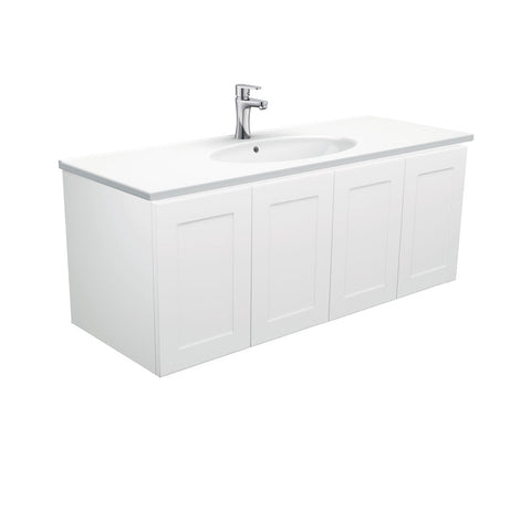 Fienza Rotondo Mila 1200mm Wall Hung Vanity White ROT120M