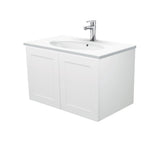 Fienza Rotondo Mila 750mm Wall Hung Vanity Right Drawers White ROT75MR