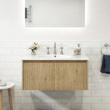 Fienza Rotondo Alina Scandi Oak 900 Wall-Hung Vanity ROT90RSC