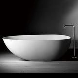 Kaskade Bath Viva Egg 1680mm Stone Matte White RS03-1680