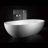 Kaskade Bath Aveo Oval 1500mm Stone Matte White RS12-1500