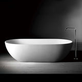 Kaskade Bath Aveo Oval 1500mm Stone Matte White RS12-1500