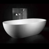 Kaskade Bath Aveo Oval 1780mm Stone Matte White RS12-1780