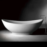 Kaskade Bath Napoli Banana 1700mm Stone Matte White RS18-1720