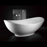 Kaskade Bath Napoli Banana 1700mm Stone Matte White RS18-1720