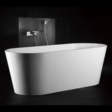 Kaskade Bath Vogue Oval 1700mm Stone Matte White RS27-1700