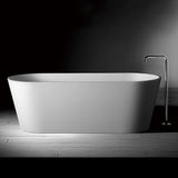 Kaskade Bath Vogue Oval 1700mm Stone Matte White RS27-1700