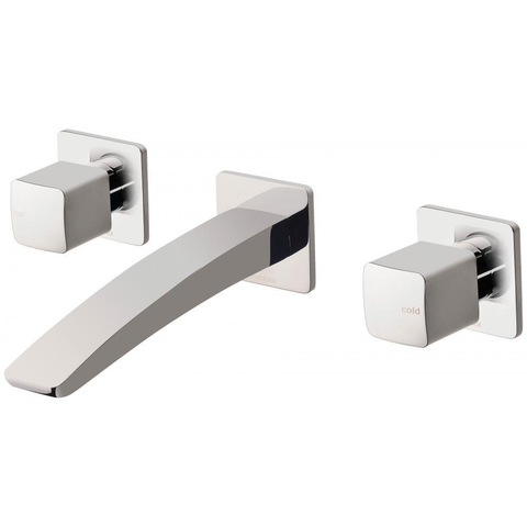 Phoenix Rush Wall Basin Set Chrome RU112 CHR (4494577369148)