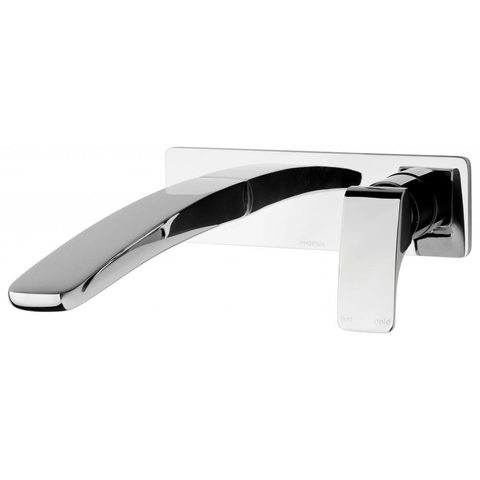 Phoenix Rush Wall Bath Mixer Set 230mm Chrome RU784 CHR (4494577238076)