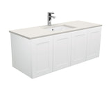 Fienza Sarah Roman Sand Undermount 1200 Mila Wall-Hung Vanity SA120M