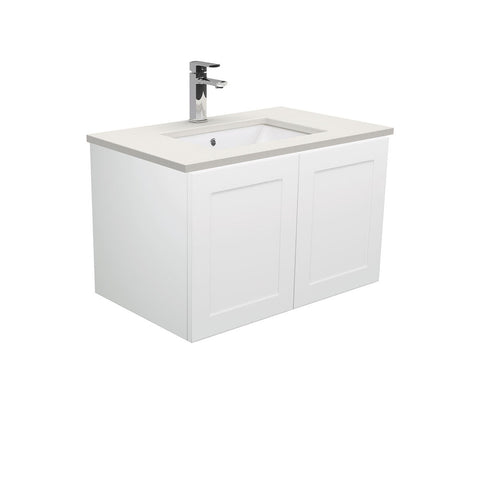 Fienza Sarah Roman Sand Undermount 750 Right Drawers Mila Wall-Hung Vanity SA75MR