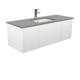 Fienza Sarah Dove Grey Undermount 1200mm Alina Wall-Hung Vanity SD120RW