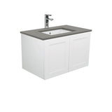 Fienza Sarah Dove Grey Undermount 750 Right Drawer Mila Wall-Hung Vanity SD75MR