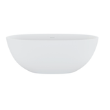 Fienza Sasso 1550mm Stone Bath Matte White ST28-1550