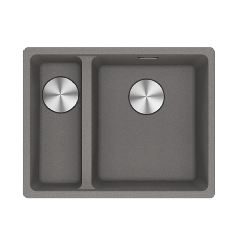 Franke Sink Maris 560mm 1 and 1/2 Bowl Left Hand Flushmount Inc.DT651 Stone Grey MRG 260/34-15FPC SBL SG