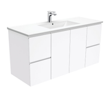 Fienza Dolce Fingerpull 1200mm Vanity wall hung White TCL120F (4505110937660)