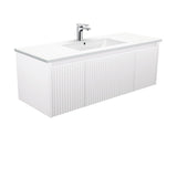 Fienza Dolce Alina Satin White 1200 Wall-Hung Vanity TCL120RW