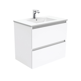 Fienza Dolce Quest 750mm Wall Hung Vanity Unit White TCL75Q (4505110118460)