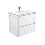 Fienza Dolce Hampton 750mm Wall Hung Vanity Unit White TCL75T (4505109758012)