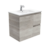 Fienza Dolce Edge Industrial 750mm Vanity Wall Hung (Right Drawers) Industrial TCL75XR (4505112641596)