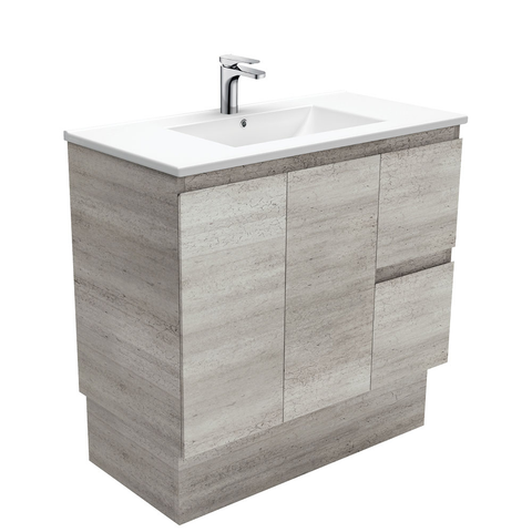 Fienza Dolce Edge Industrial 900mm Vanity Kickboard (Right Drawers) Industrial TCL90XKR (4505113034812)