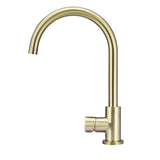 Meir Round Gooseneck Kitchen Mixer Tap Tiger Bronze MK03PN-PVDBB