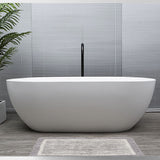 Kaskade Bath Lucia Oval 1700mm Stone Matte White VX12-1700