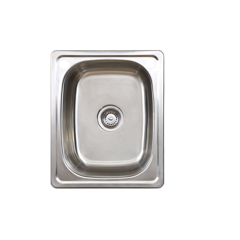 Seima Acero 35Lo Laundry Sink Two Taphole with Overflow 191610 (4516804952124)