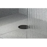 Phoenix Point Drain Round 100mm, Outlet 90mm Matte Black 204-4005-10