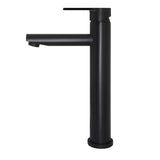 Meir Round Tall Basin Mixer Matte Black MB04PD-R2