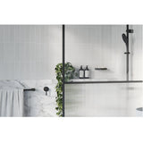 Phoenix Lexi Mk11 Single Towel Rail 600mm Matte Black 123-8010-10